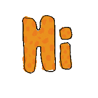 miwoems hi greeting giraffe miwoems Sticker