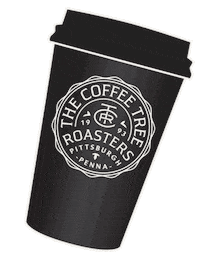 Coffee Cup Ctr Sticker by Coffee Tree Roasters