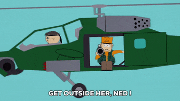 attack helicopter GIF by South Park 
