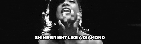 shine bright like a diamond diamonds music video GIF by Rihanna