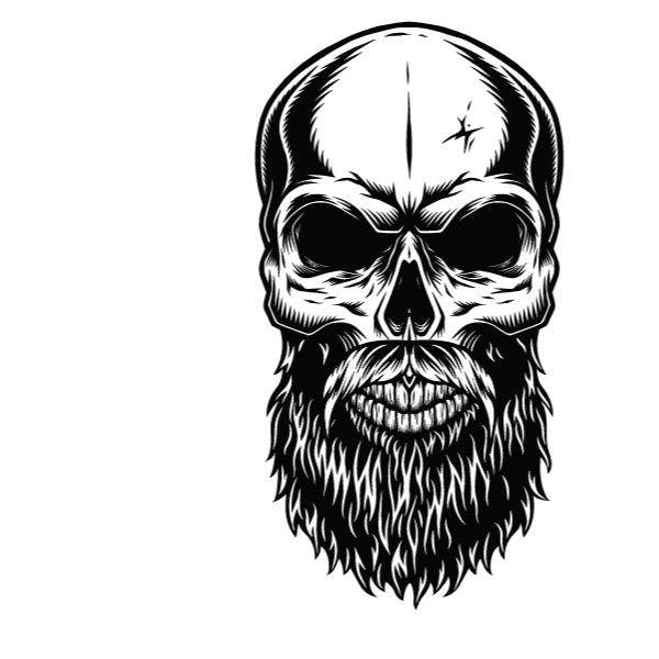 Country Music Skull Sticker by Marc Miner