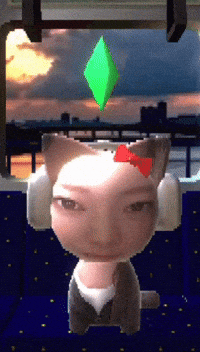 Cat Train GIF