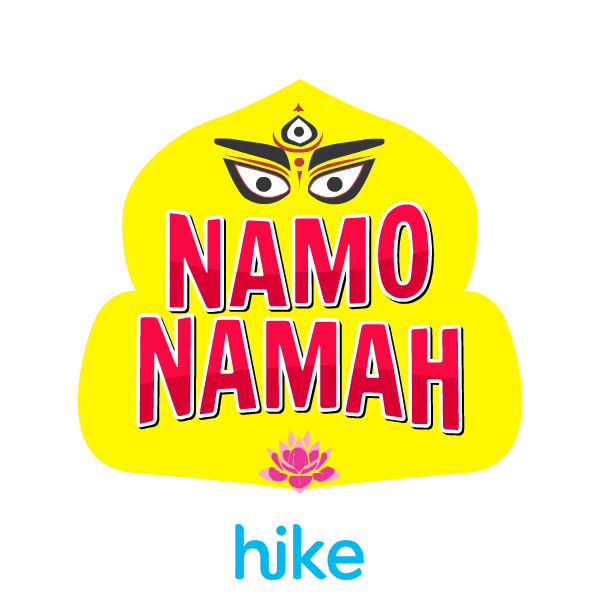 Durga Puja Trending Sticker by Hike Sticker Chat
