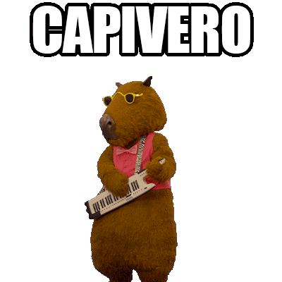 Capivara Sticker by Vero Internet