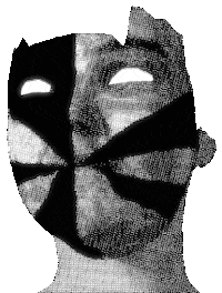 Scared Black And White Sticker by badblueprints