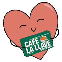 CafeLaLlave love espresso cafecito coffee love Sticker