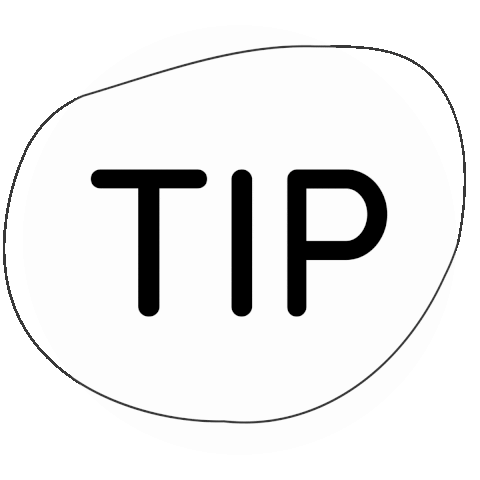 Tips Sticker by Moos helpt