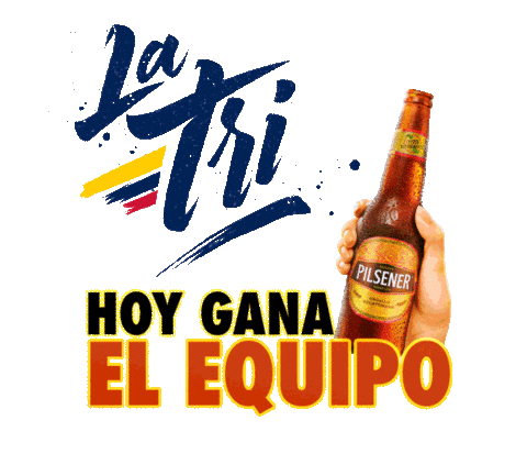 PilsenerEC giphyupload futbol promo cerveza Sticker