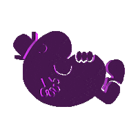 Sleepy Mr Men Sticker