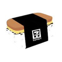 Spam Musubi Egg Sticker by 7-Eleven Hawai'i