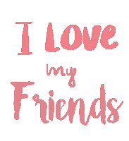 Amigos Love Sticker