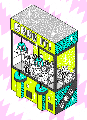 arcade machine GIF by Jenni Sparks