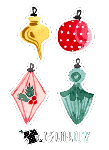 Merry Christmas Sticker by Designer Bums