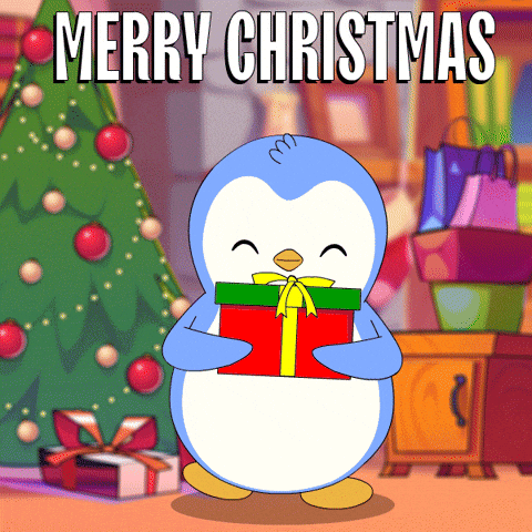 Merry Christmas Love GIF by Pudgy Penguins