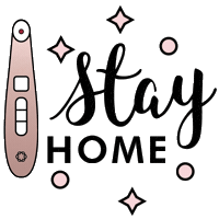 Self Care Stay Home Sticker by esteticabeautysg