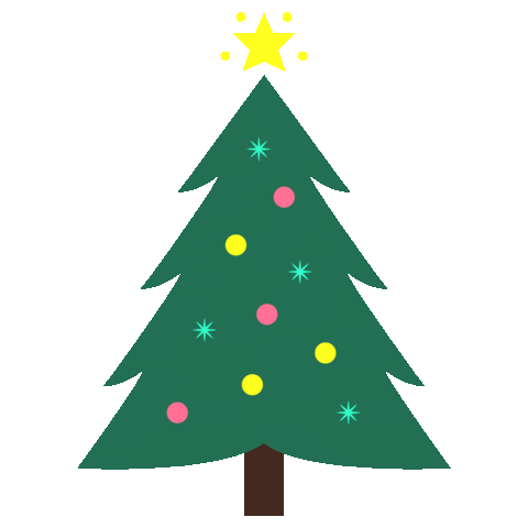 Christmas Tree Sticker by Bij Roos op de Thee