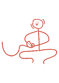 Tum Sticker by IDIT Design