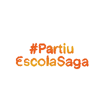 escolasaga design start saga partiu Sticker