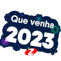 Happy New Year Celebration Sticker by Zenir Móveis