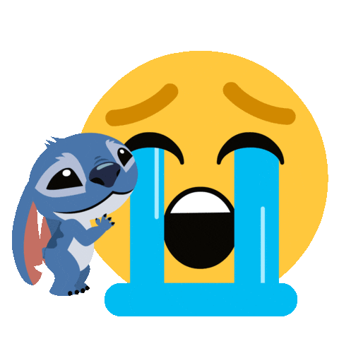 Sad Lilo And Stitch Sticker by Walt Disney Studios