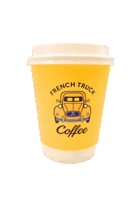 Coffee Cup Citroen Sticker by French Truck Coffee