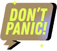 Ufo Panic Sticker