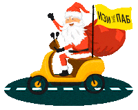 Santa Sticker by easypub