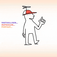 vastuullisenmatkailunportaat tourism suomi big heart lento GIF