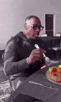 Shannon Sharpe Eating GIF