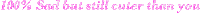 sad pink STICKER