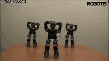 robots dancing GIF by Cheezburger