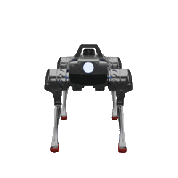 Akinrobotics Quadruped Robot Sticker by AKINSOFT