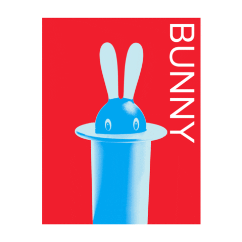 Magic Bunny Sticker by Alessi