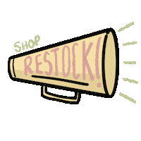 Shop Restock Sticker by Freckle & Fern Ceramics
