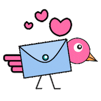sutantoedi love cartoon bird internet Sticker