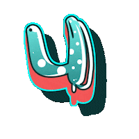 United Typography Sticker by The3Flamingos