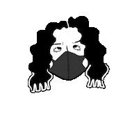 Girl Rolling Sticker
