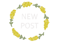 New Post 花 Sticker
