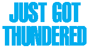 Las Vegas Just Got Thundered Sticker by ThunderVegas
