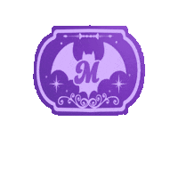 binnybun sticker design purple m Sticker