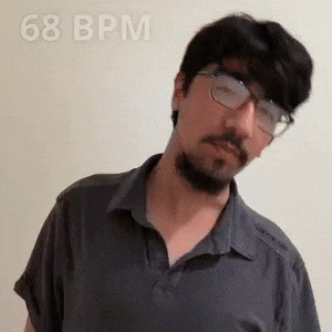68 bpm