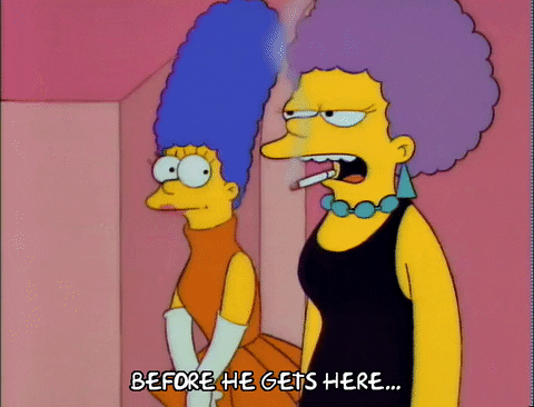 Season 3 Smoking GIF by The Simpsons