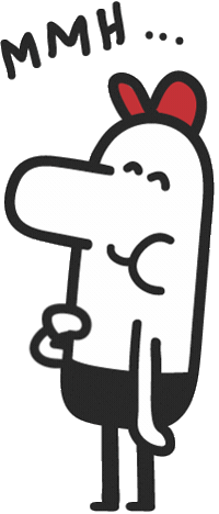 Doudou Sticker by Sushi for Friends