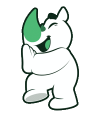 Rhino Contour Sticker
