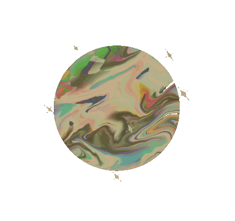 Stars Spin Sticker