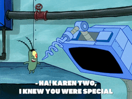 season 8 karen 2.0 GIF by SpongeBob SquarePants