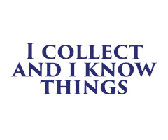 Text Collecting Sticker by Displate
