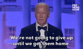 "We're not going to give up."