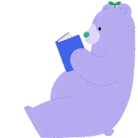 Bear Read Sticker by Sociedad Fantasma Stickers