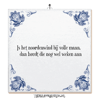 Winter Humor Sticker by Tegelspreuken.nl
